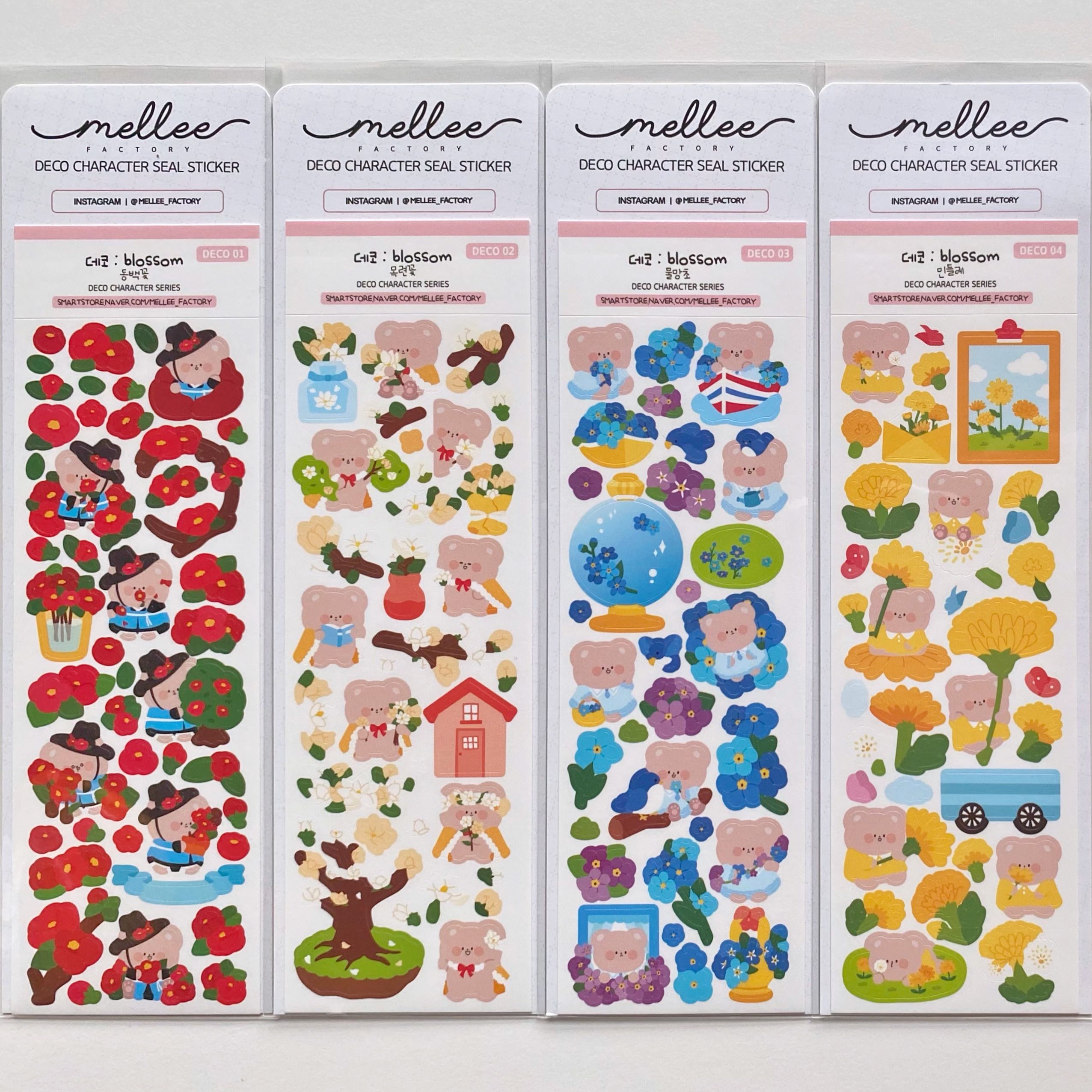 Mellee factory sticker (14 types)