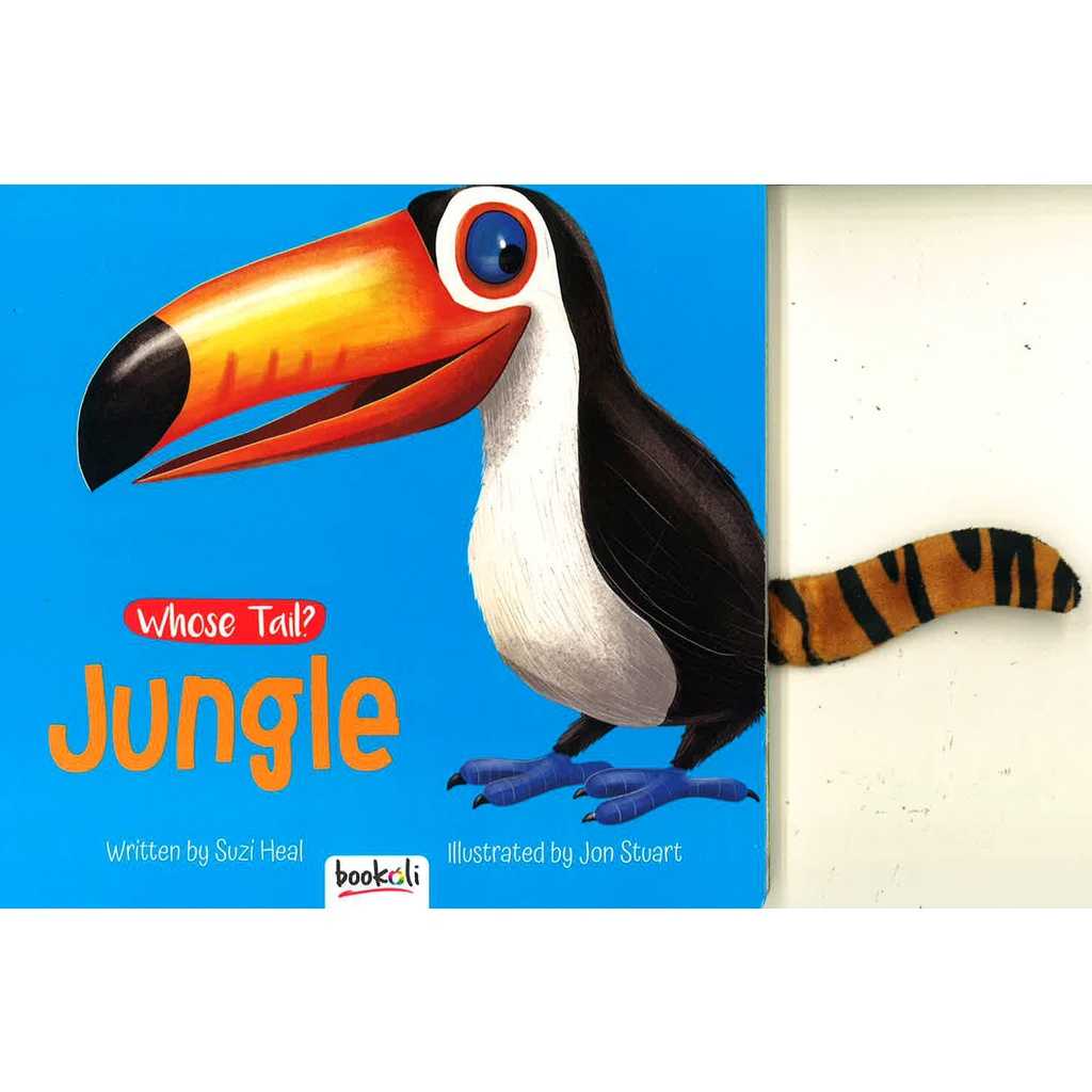 #Sale10.10 #Plush book Whose Tail -Jungle