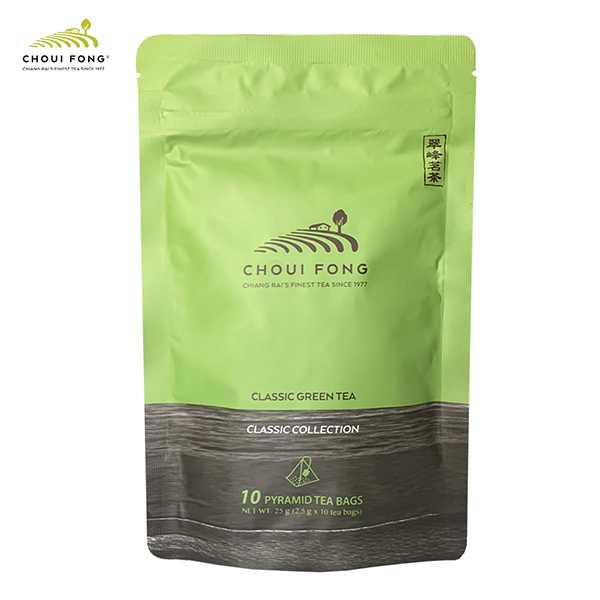 ชาเขียวคลาสสิค(ชนิดซอง) ขนาด 25 กรัม Classic Green Tea(Tea Bag) 25 g
