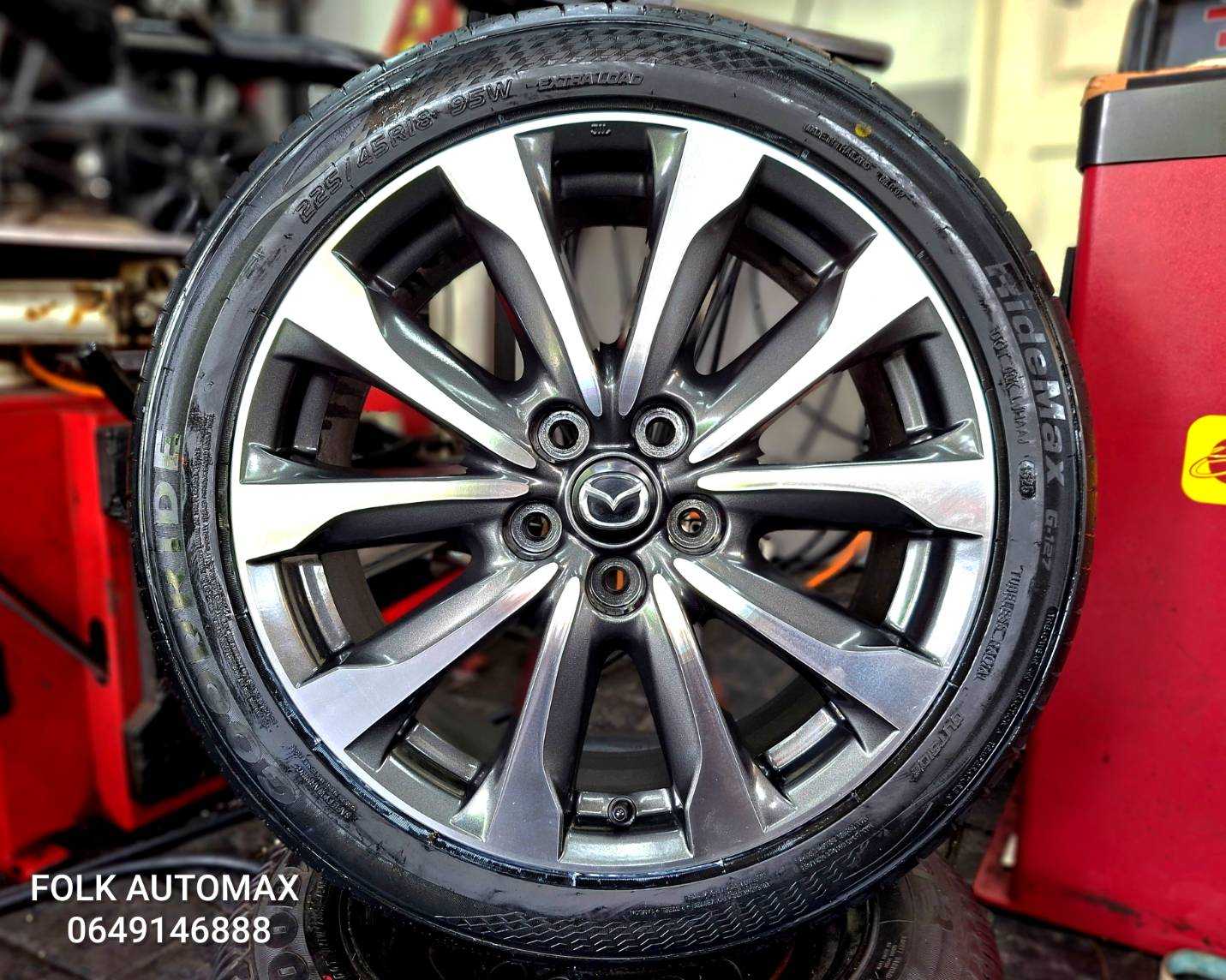 ปี 25 ล้อ Mazda 3 CX 3 ขอบ 18 สภาพสวยไม่มีรอย พร้อมยางใหม่ Goodride 225 45 18 ปี25  776867 91190568