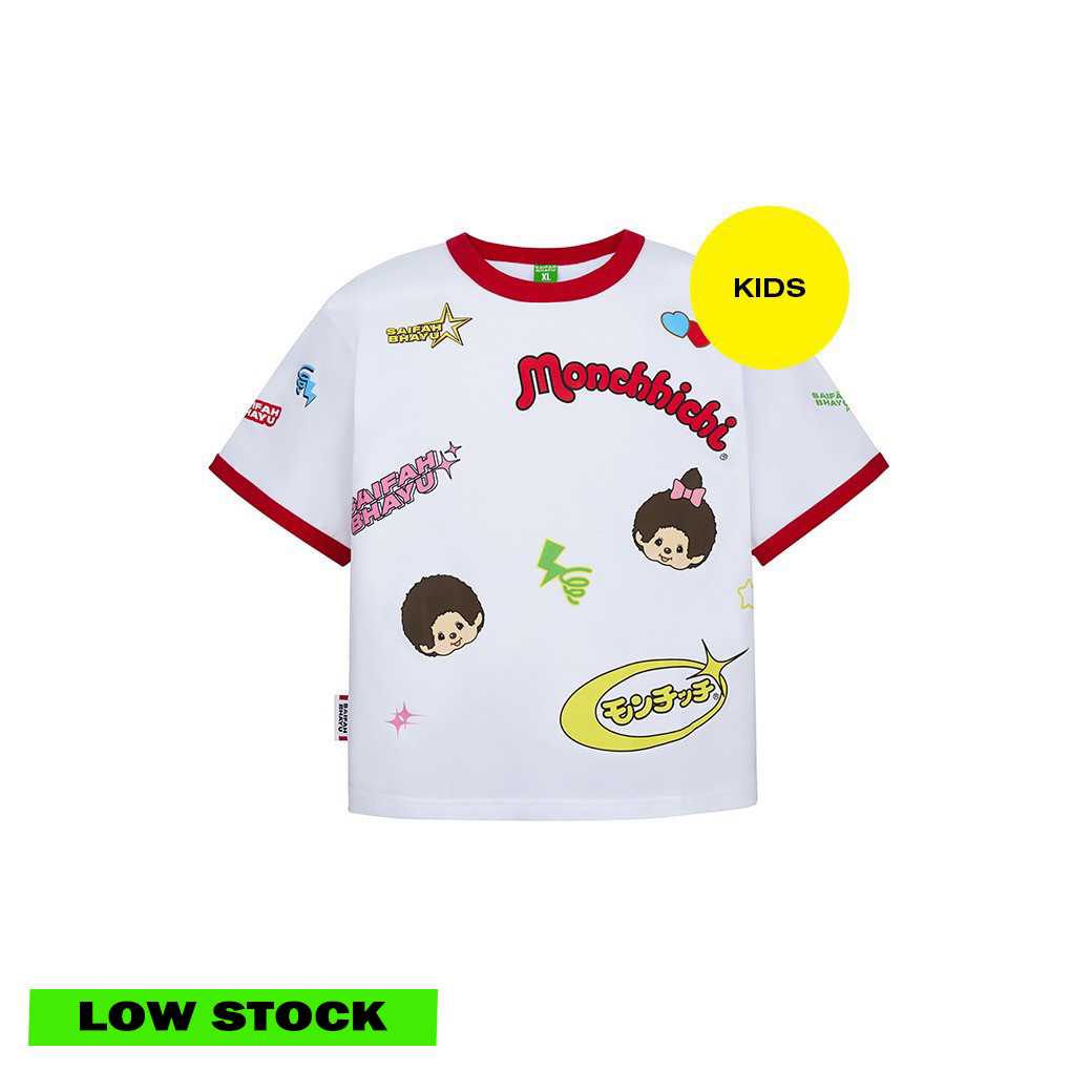 (DROP  3) MIXED-TYPO RINGER TEE (KIDS)