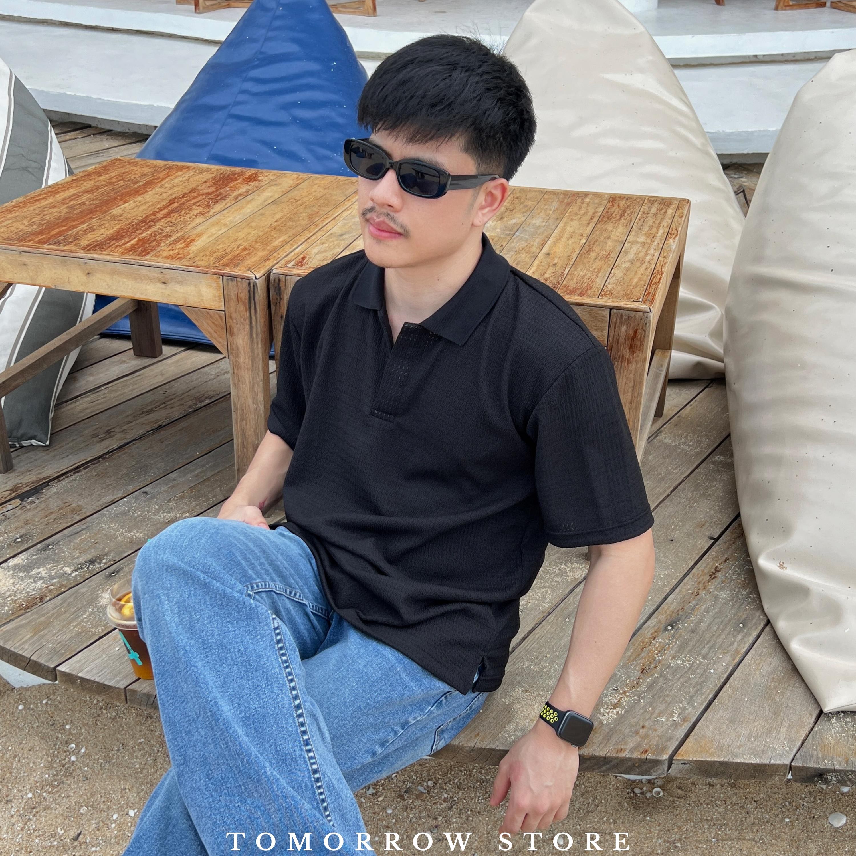 เสื้อโปโล สไตล์ V01 -POLO style V01 Tomorrow รุ่น T-1201 Man Clothing