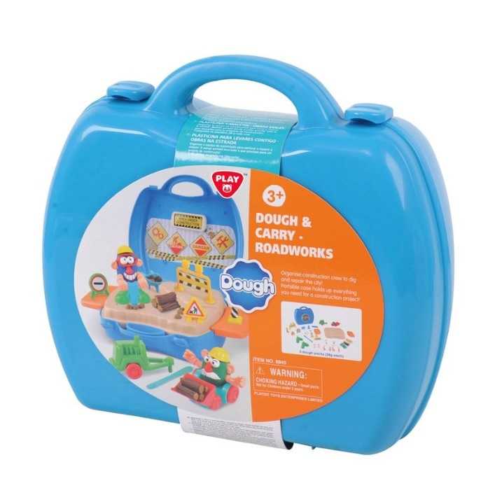 Playgo ของเล่นเสริมพัฒนาการ โดว์เซ็ตกระเป๋าหิ้วรีฟิวพร้อมอุปกรณ์ (PG-8845)