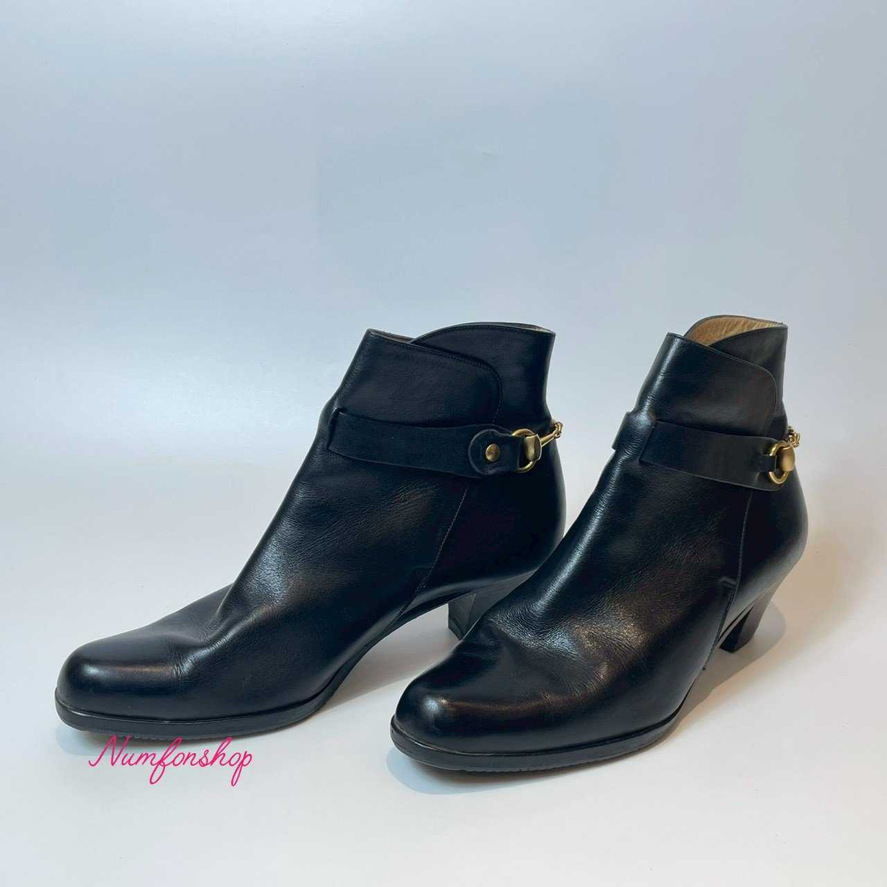 Gucci Boots Vintage Black Size38 มือสองสภาพดี
