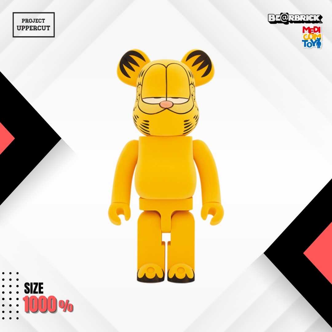 BE@RBRICK 1000% GARFIELD - Flocky Ver. [New]
