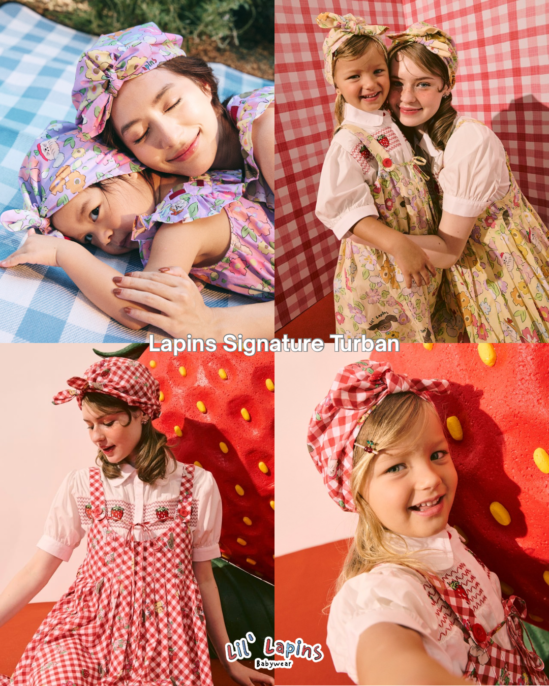 หมวก Turban (Headband, ที่โพกหัว) พิมพ์ลาย 100% Premium Cotton