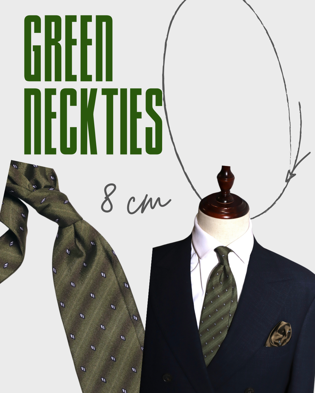 Olive stripe dot