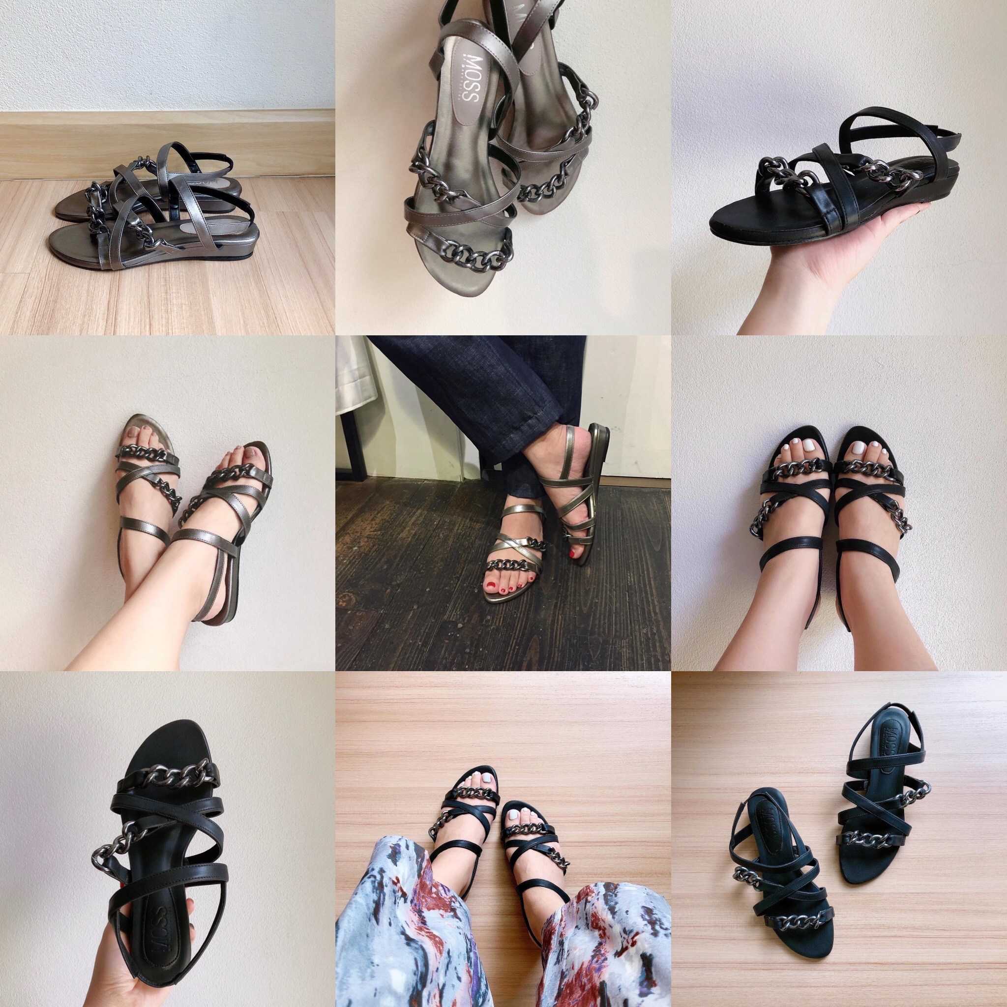 Metallic Sandals