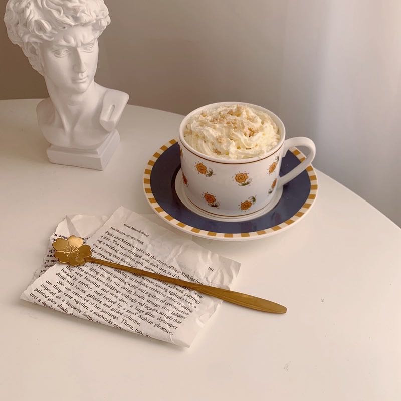 [ Pre-order ] ชุดถ้วยกาแฟเซรามิค + จานรอง