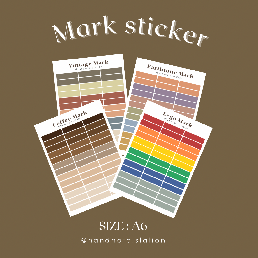 Mark sticker 