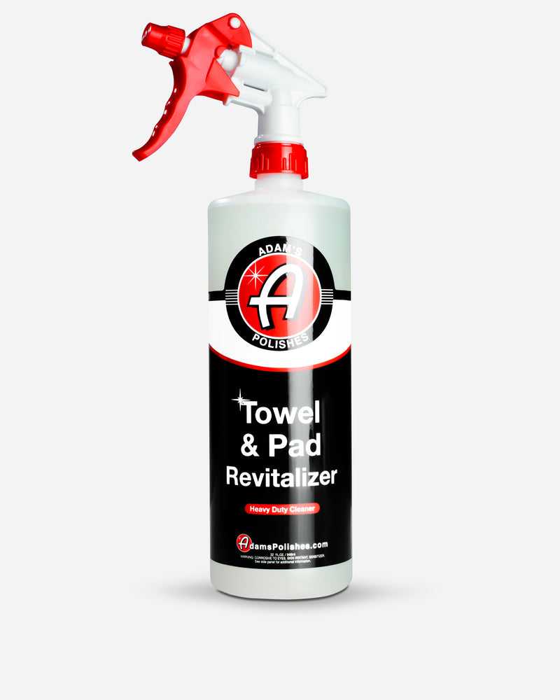 Adam's Towel & Pad Revitalizer น้ำยาซักทำความสะอาด สำหรับผ้า, ถุงมือไมโครไฟเบอร์, ฟองน้ำขัด, แผ่นขัด