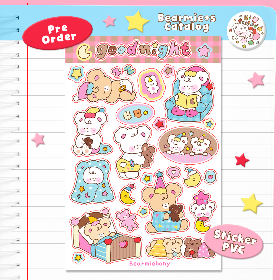 Sticker PVC ลาย Good night