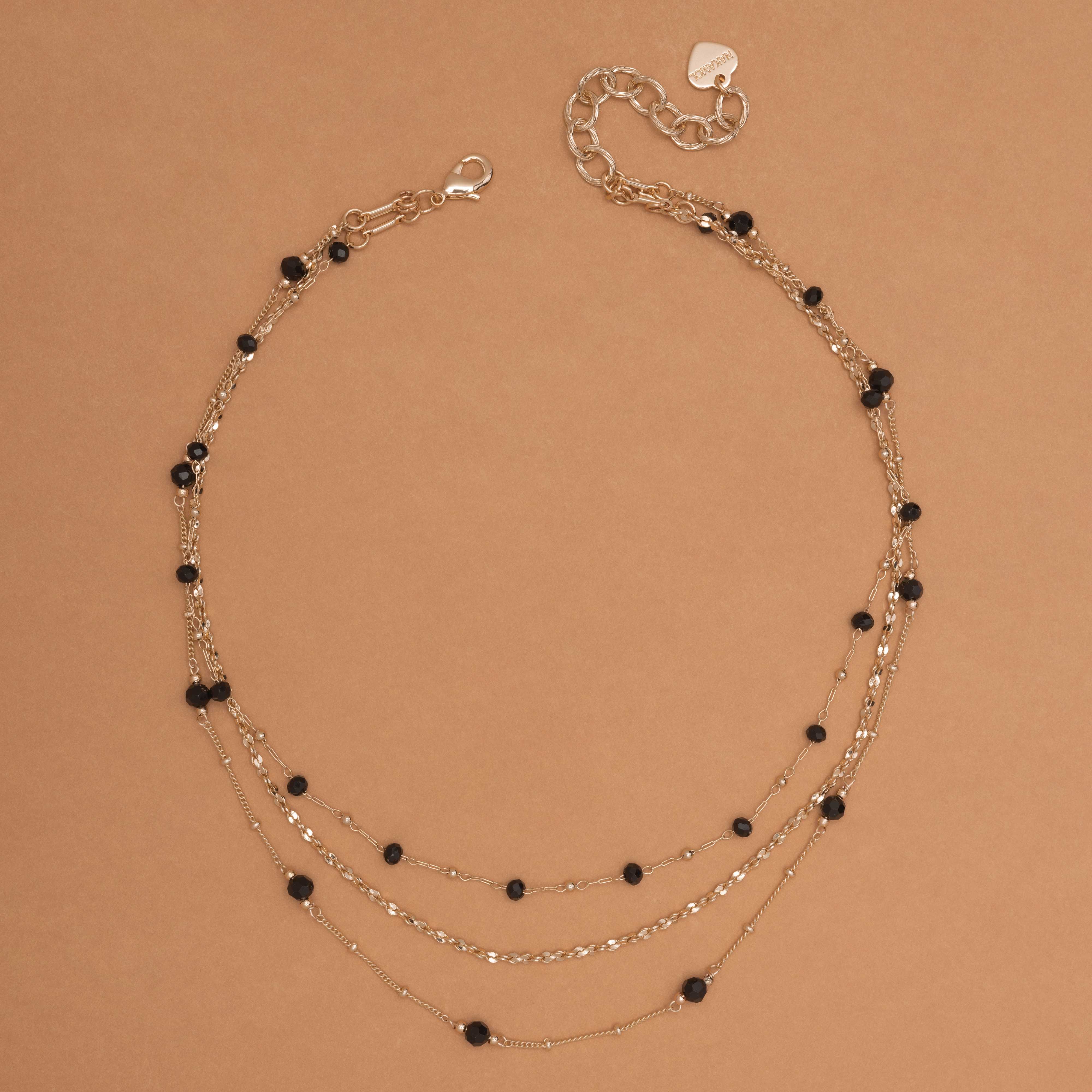 BEADED CHAIN  NECKLACE