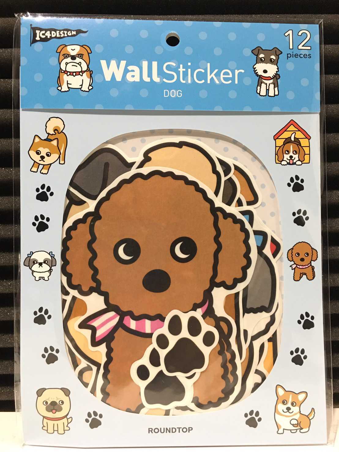 สติ๊กเกอร์ติดผนัง (TIPS - Wall sticker / DOG)