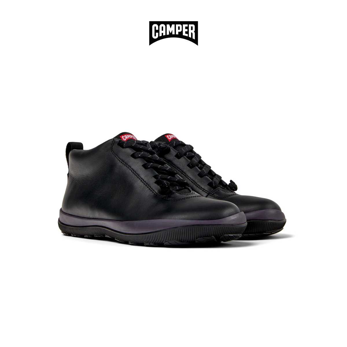 CAMPER รองเท้าบูท ผู้หญิง รุ่น Peu Pista GM สีดำ ( BOT -  K400481-020 )