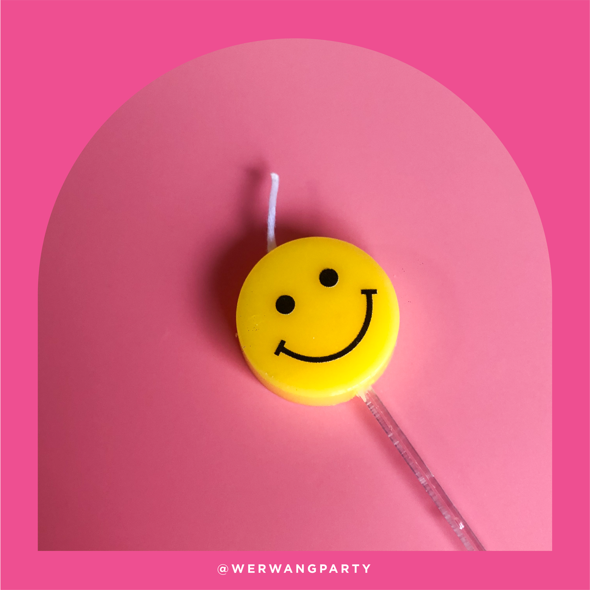 Smiley Birthday Candle