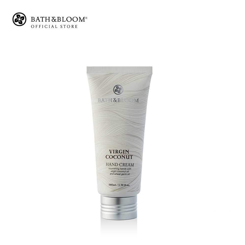 BATH & BLOOM Virgin Coconut Hand Cream ครีมทามือ โลชั่นบำรุงมือ กลิ่นมะพร้าว ให้เนียนนุ่ม ชุ่มชื้น