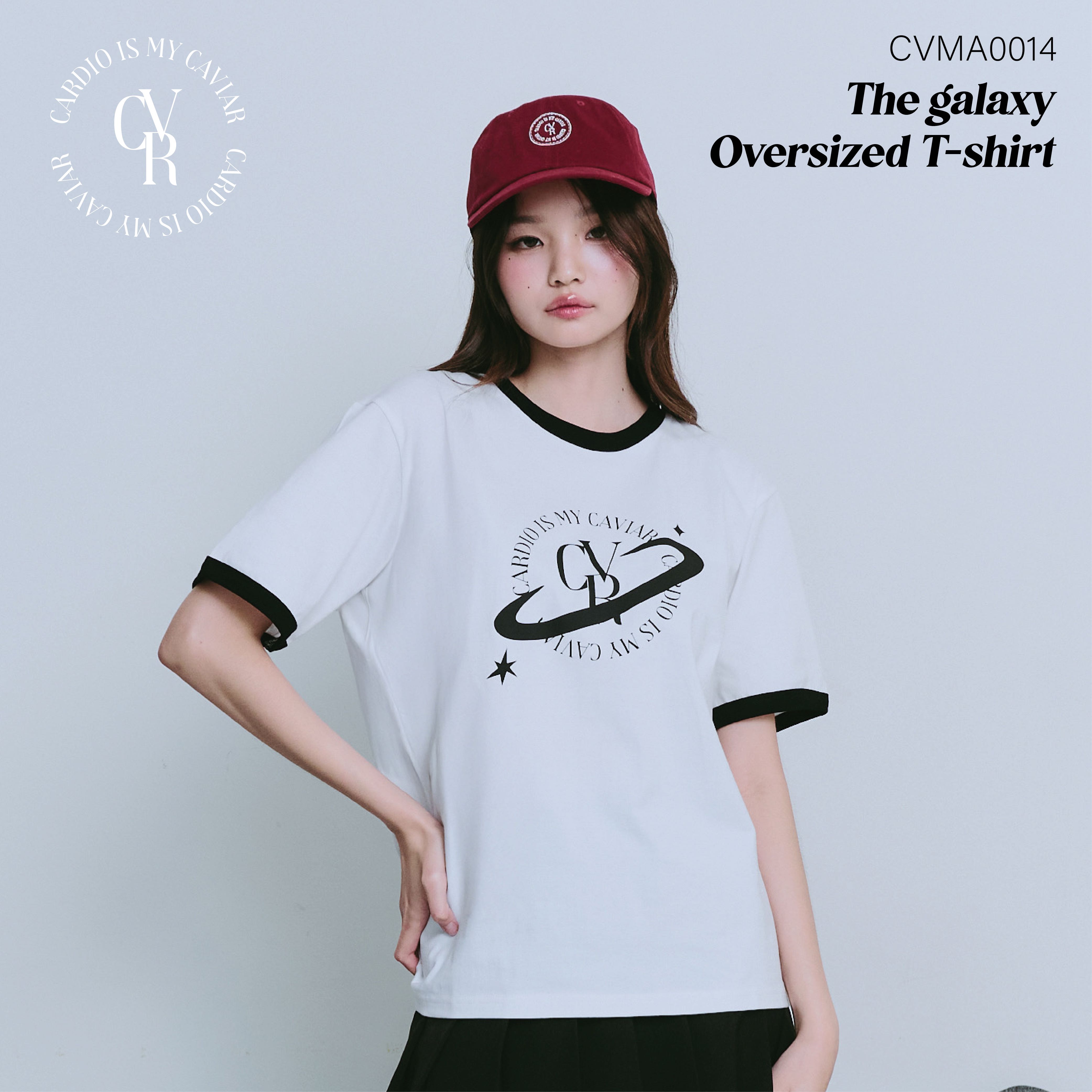 CARDIOISMYCARVIAR CVMA0014 : THE GALAXY OVERSIZED T-SHIRT