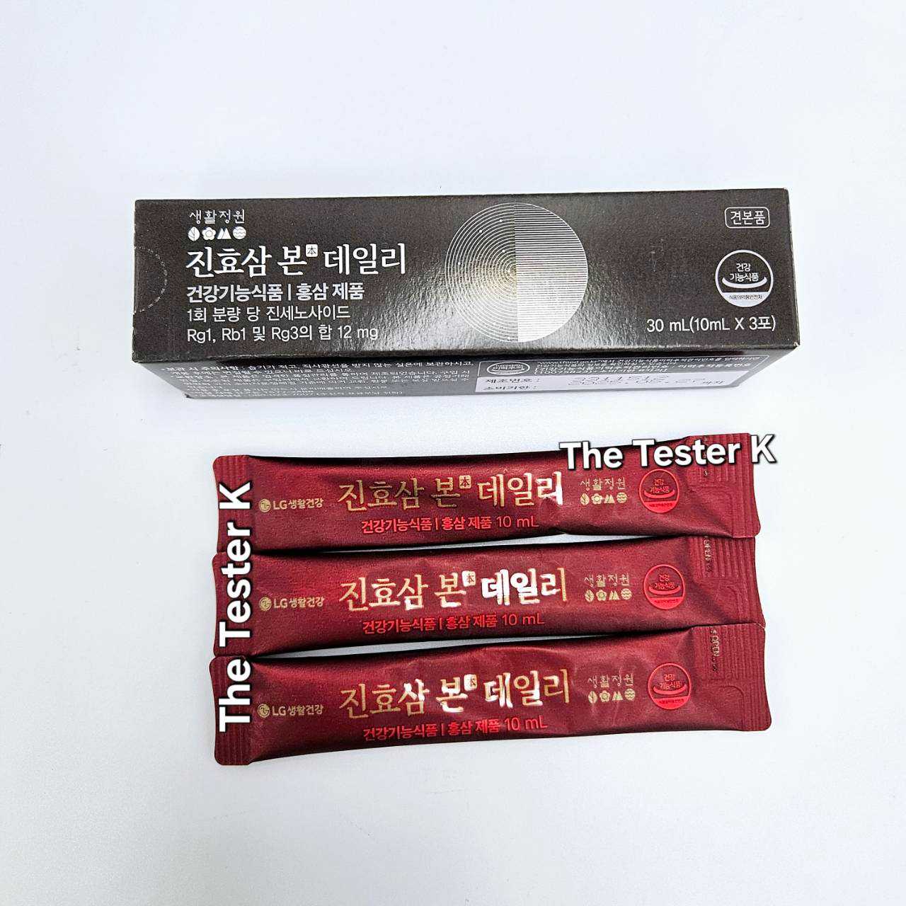 โสมแดงสกัดเข้มข้น แบบฉีกซองพร้อมดื่ม (จากเครือ LG) แบบแพ็คเกจเทสเตอร์