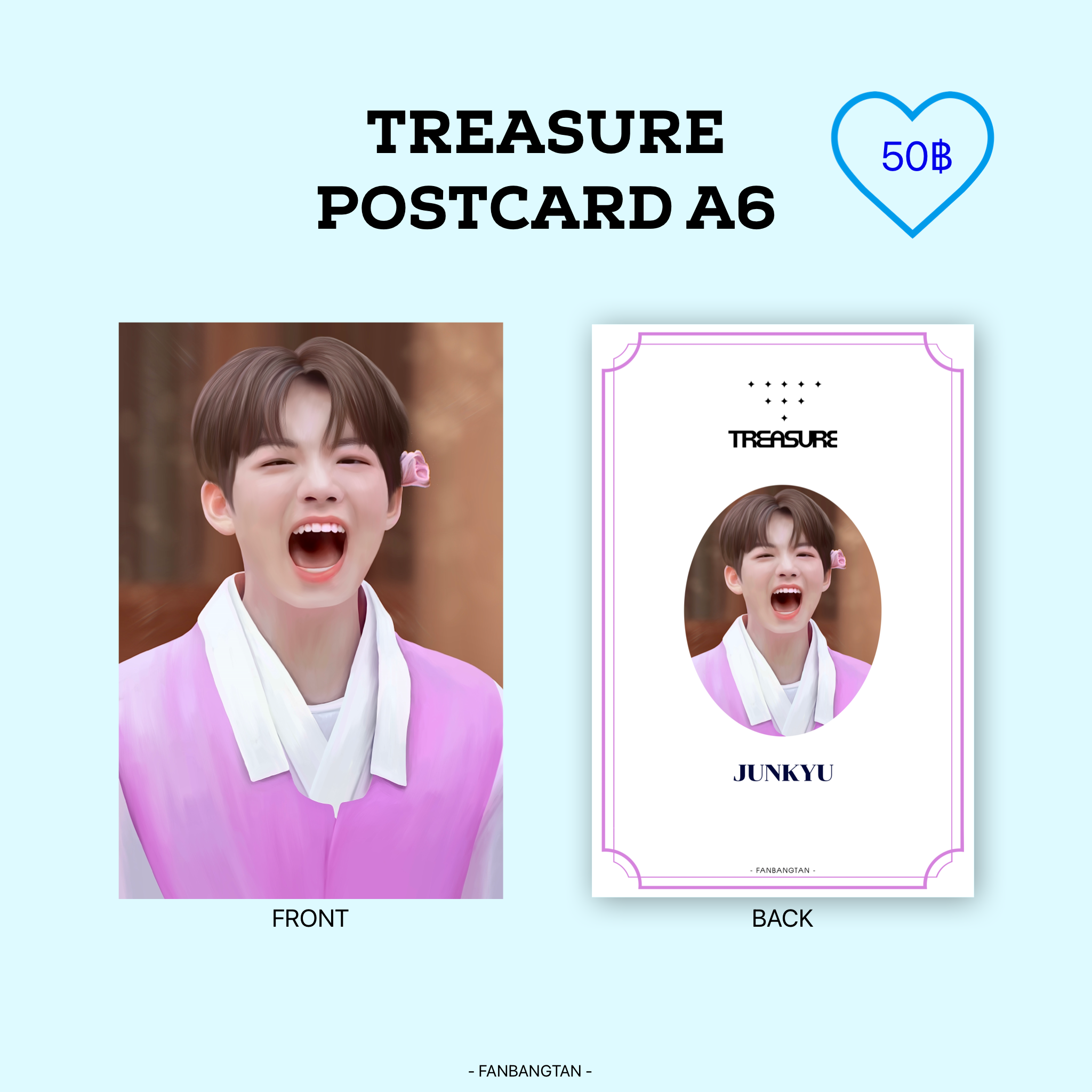 JUNKYU Treasure 💎 Postcard