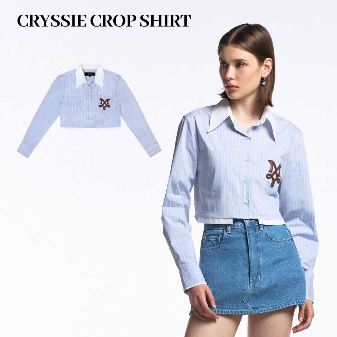 Merge Official - Cryssie Crop Shirt (พร้อมส่ง)(เปิดขาย 15 Jul 20.00)
