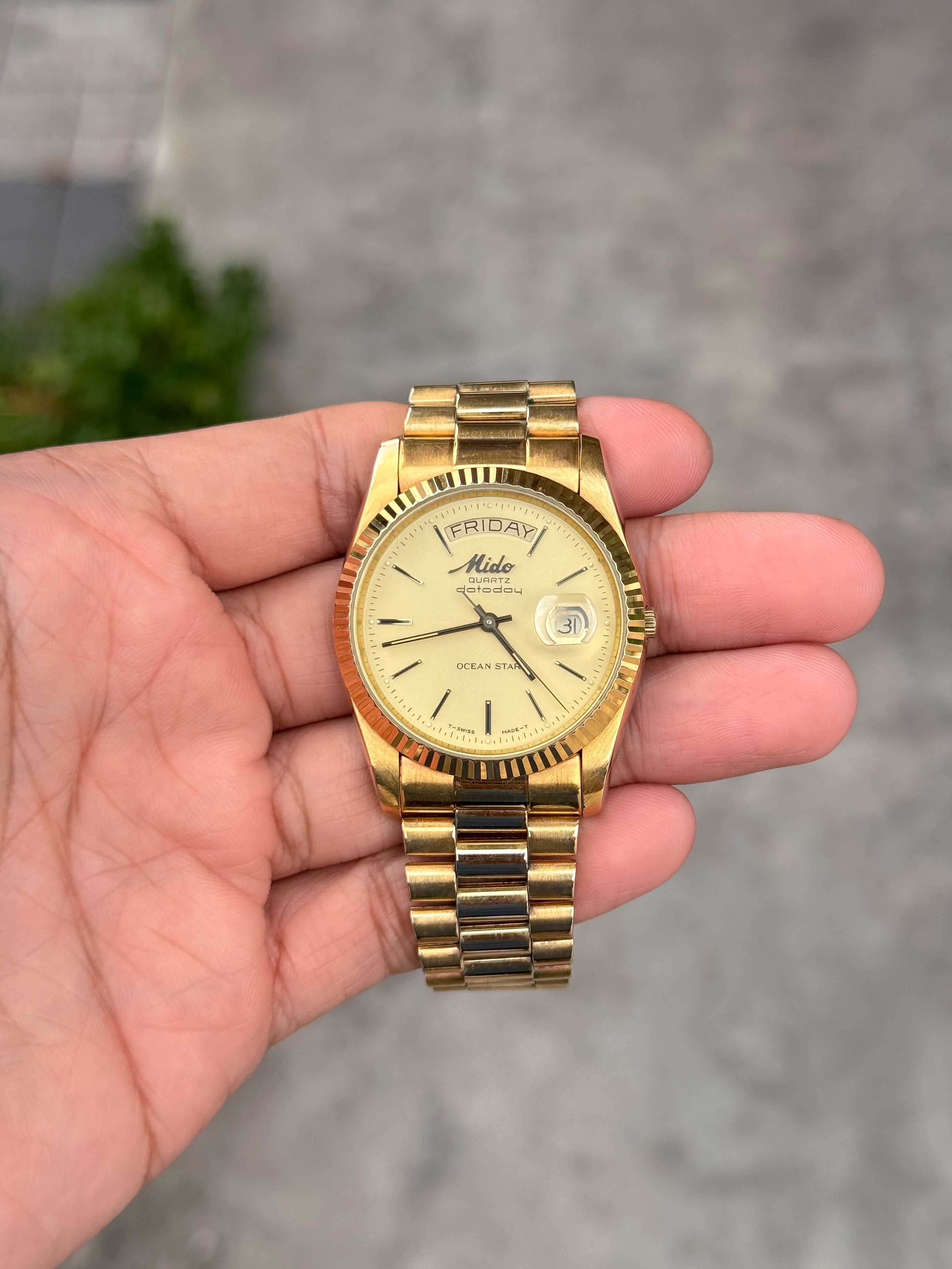 Mido Commander Ocean Star Day-Date Man Size Quartz