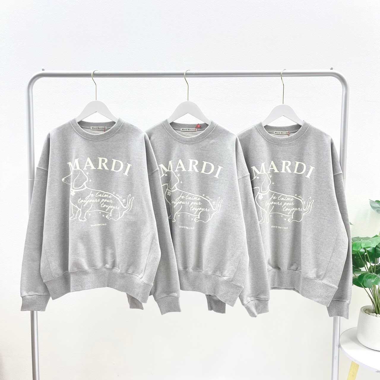 Mardi Swing The Tail ddanji Sweatshirt (Black/Ivory)