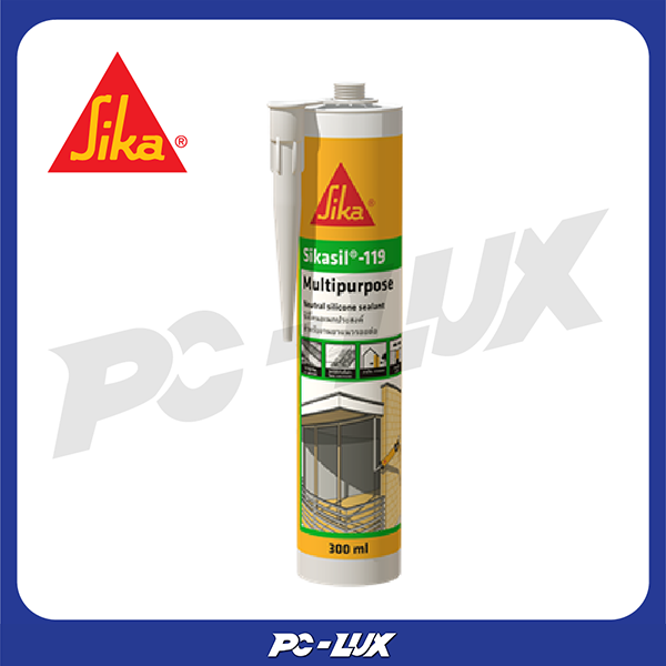 ซิลิโคนอเนกประสงค์ SIKA รุ่น Sil-119 ขนาด 300 มล.