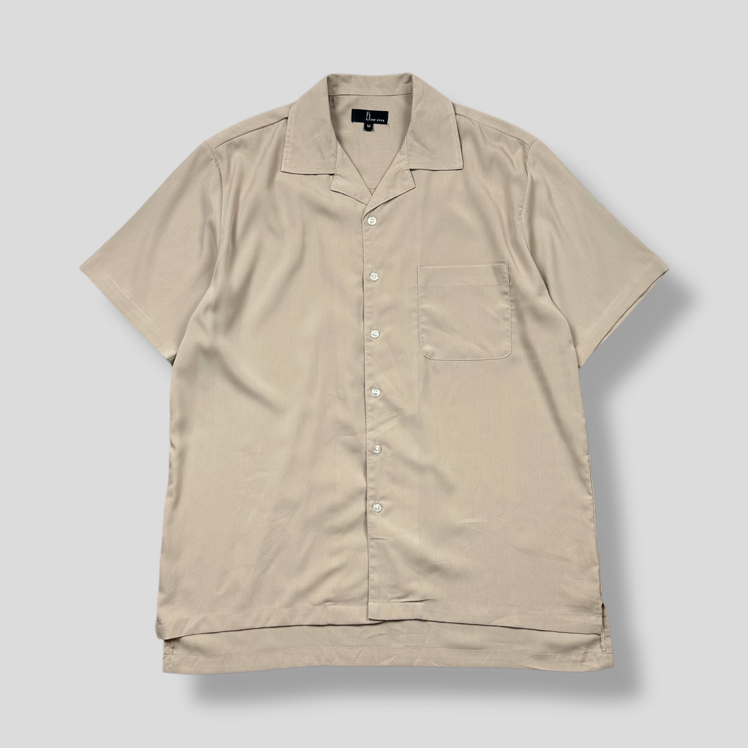 ZIP FIVE SHORT SLEEVE POCKET SHIRT 