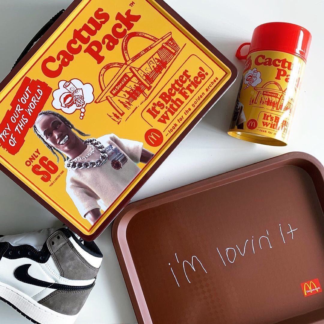 Travis Scott x Mc Donald’s กล่องเหล็ก & ถาด ( ขายแยก )