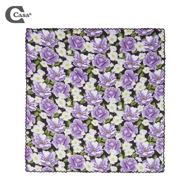 POLKADOT DOUBLE SIDED SCARF (BLACK)  NO.3