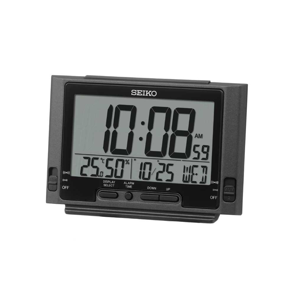 SEIKO CLOCKS นาฬิกาดิจิตอล รุ่น QHL095K ขนาด 3.5 x 5.9 นิ้ว
