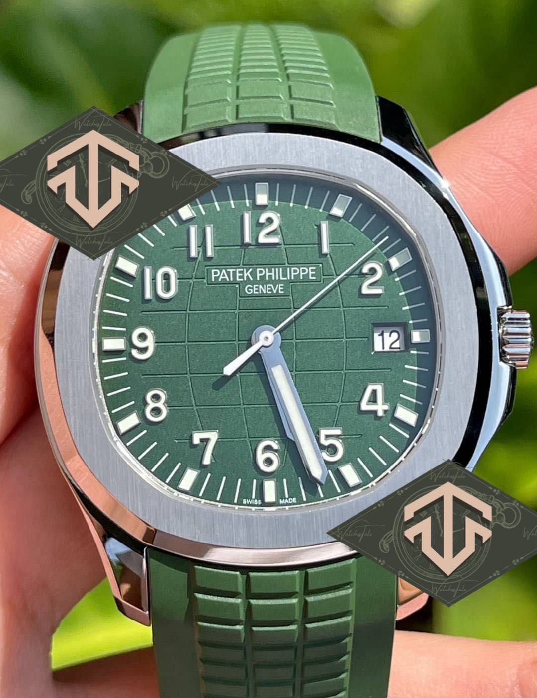 Patek Philippe Aquanaut Ref.5168G-010 Green Dial 3K