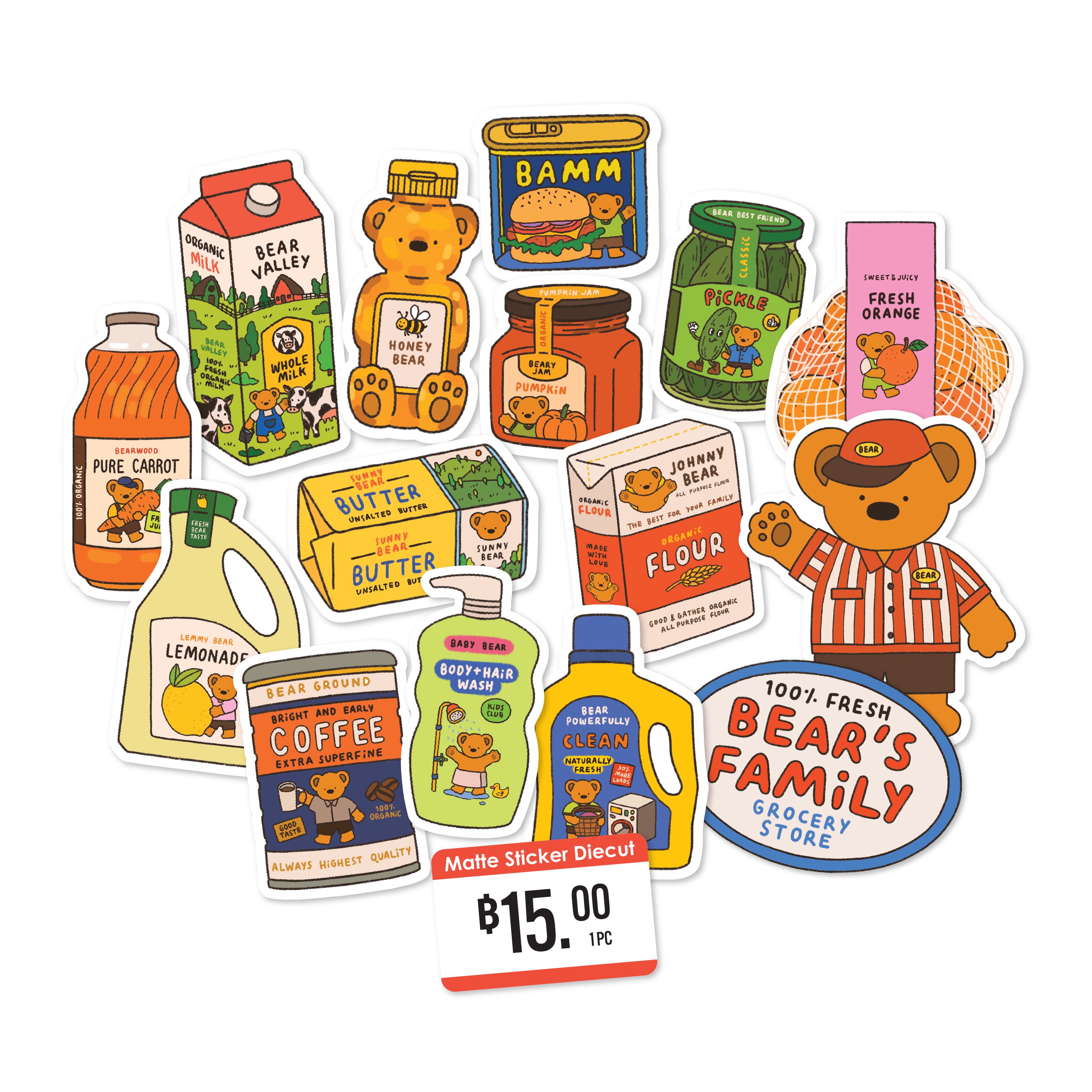 GROCERIES STICKER DIECUT VOL.2