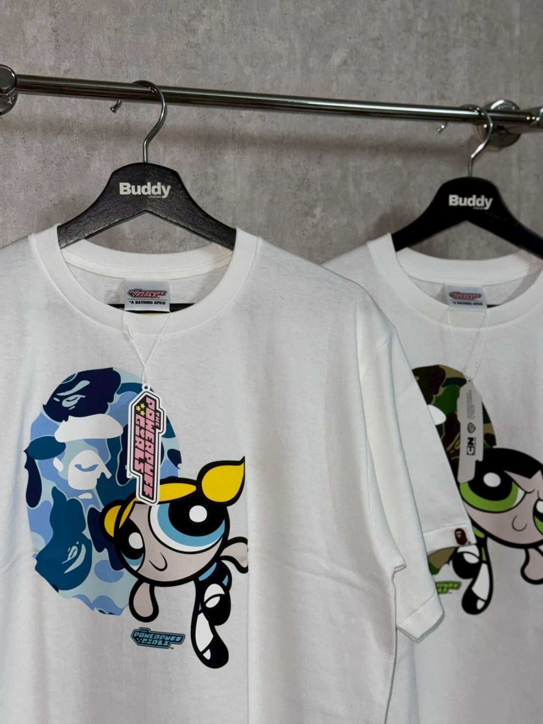 BAPE X Powerpuff Girls BUBBLES TEE White