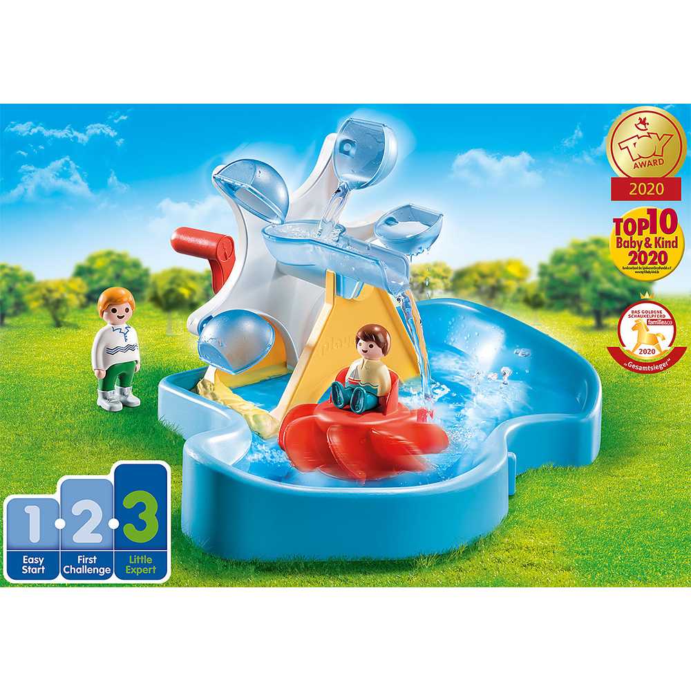 Playmobil 70268 1.2.3 AQUA Water Wheel Carousel 123 อควา กังหันน้ำ