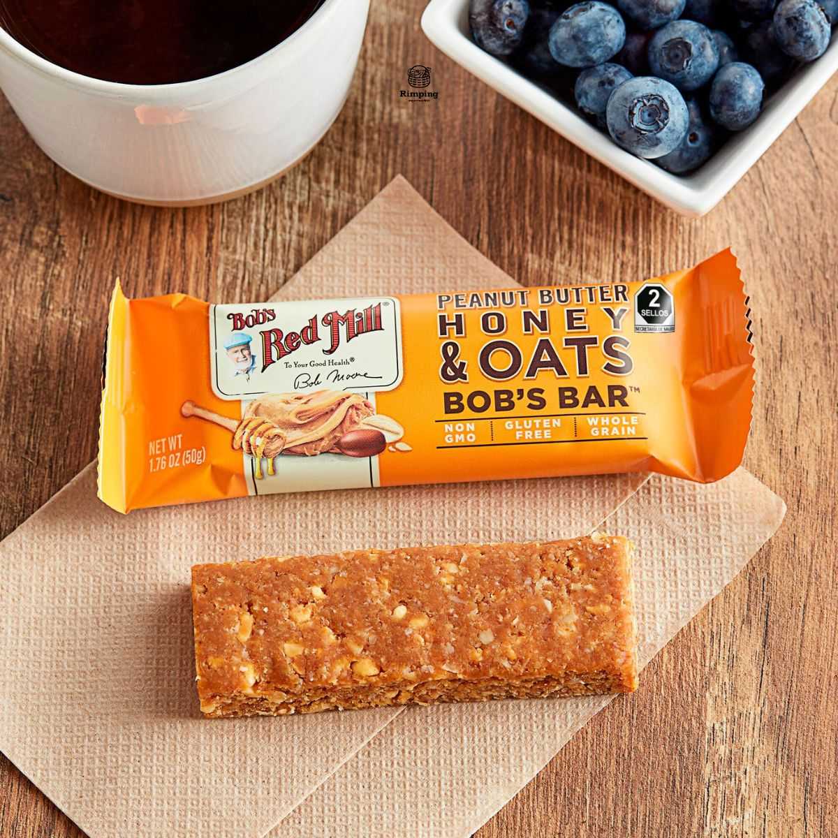 Peanut Butter Honey and Oats Bar