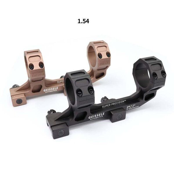 ขาจับสโคป Scope mount GE 1.53 ขาจับกล้อง geissele (full marking) ราง20 วง25/30mm มี2สี ดำ และทราย...