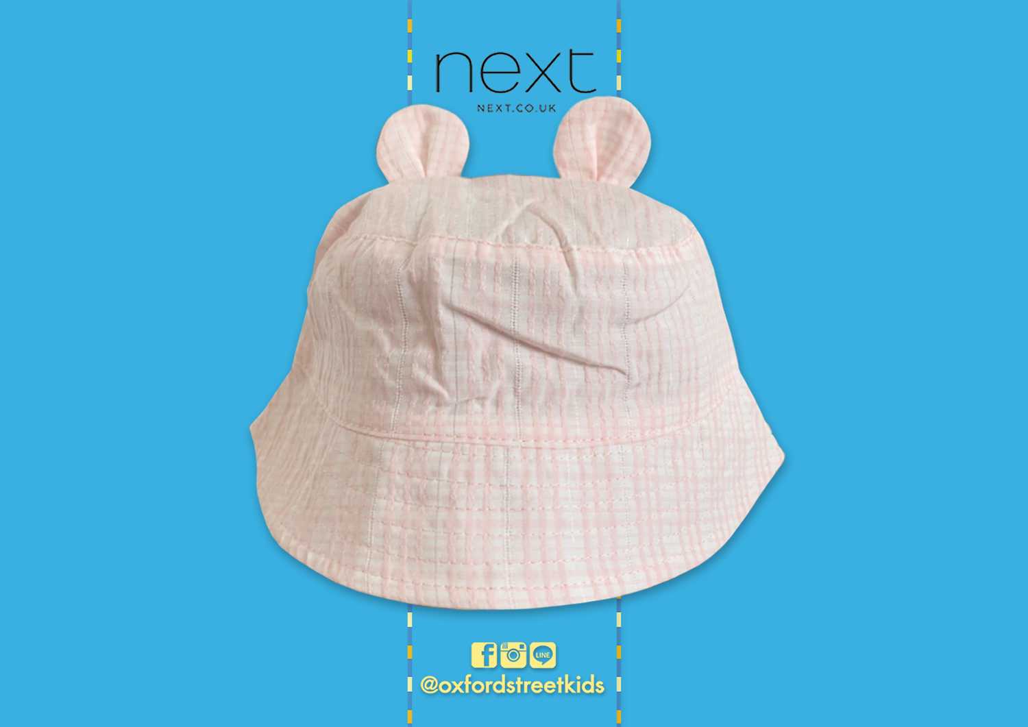 𝐒𝐀𝐋𝐄❗️ [6-12M] Next Soft Bucket Hat หมวกระบายเด็ก