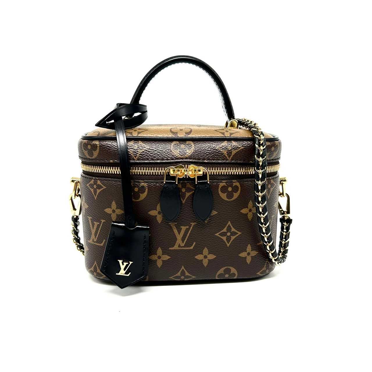 LV Vanity pm monogram reverse ghw microchip