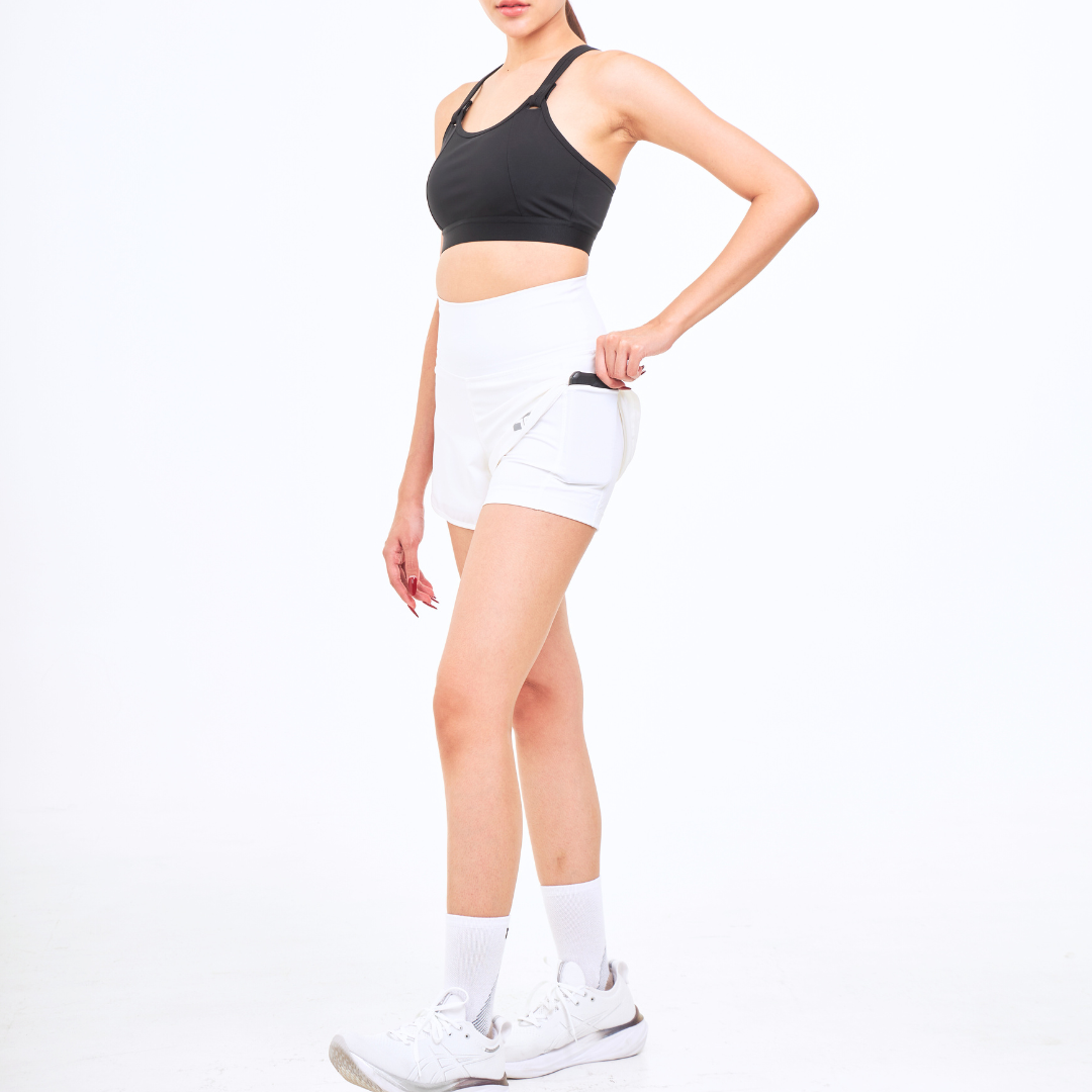 Women’s 2 in 1 Fly Shorts กางเกงขาสั้นหญิง 2 in 1 รุ่น Fly