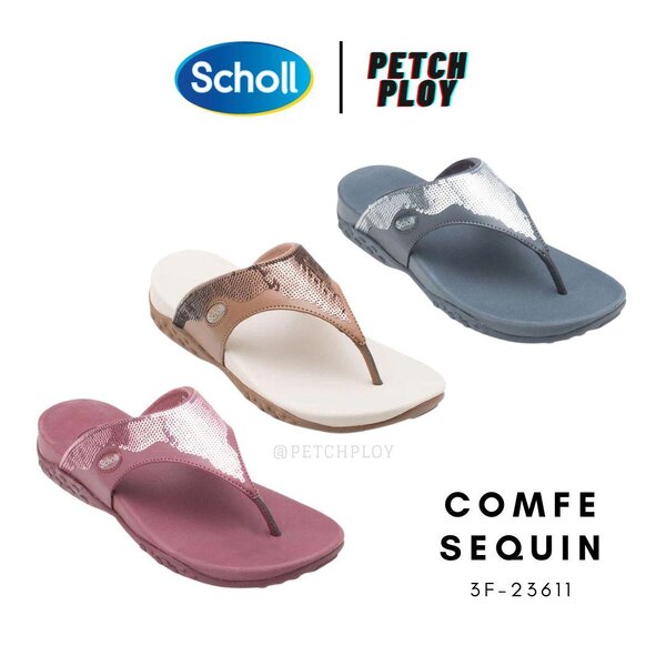 Scholl รุ่น Comfe Sequin 3F-2361 รองเท้าสกอลล์ผู้หญิงของแท้