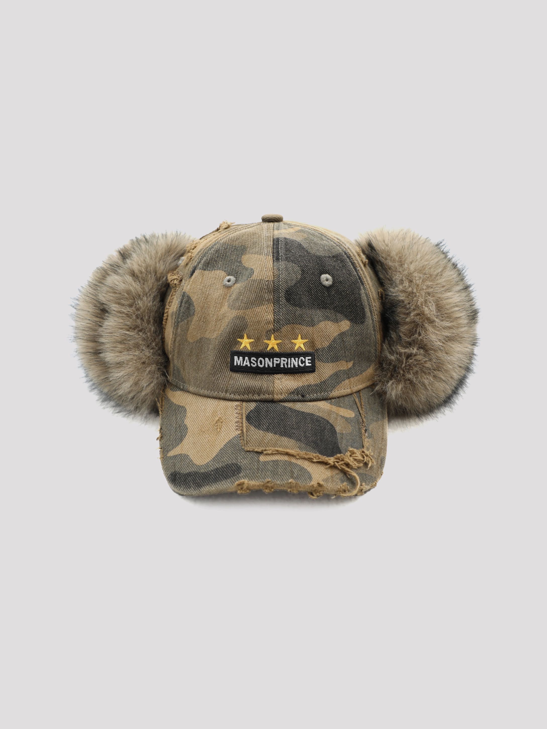 Masonprince camo fur cap (pre)