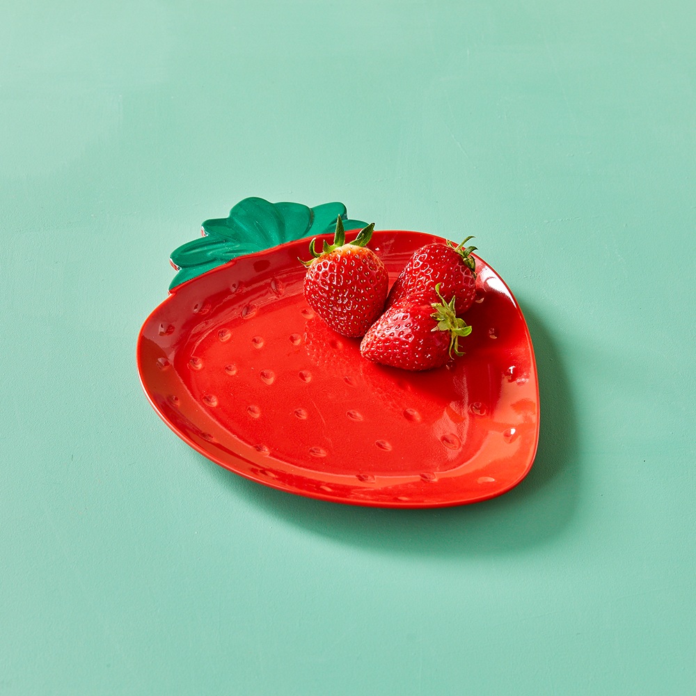 (Pre-order)  Summer Costa - Melamine Strawberry Plate
