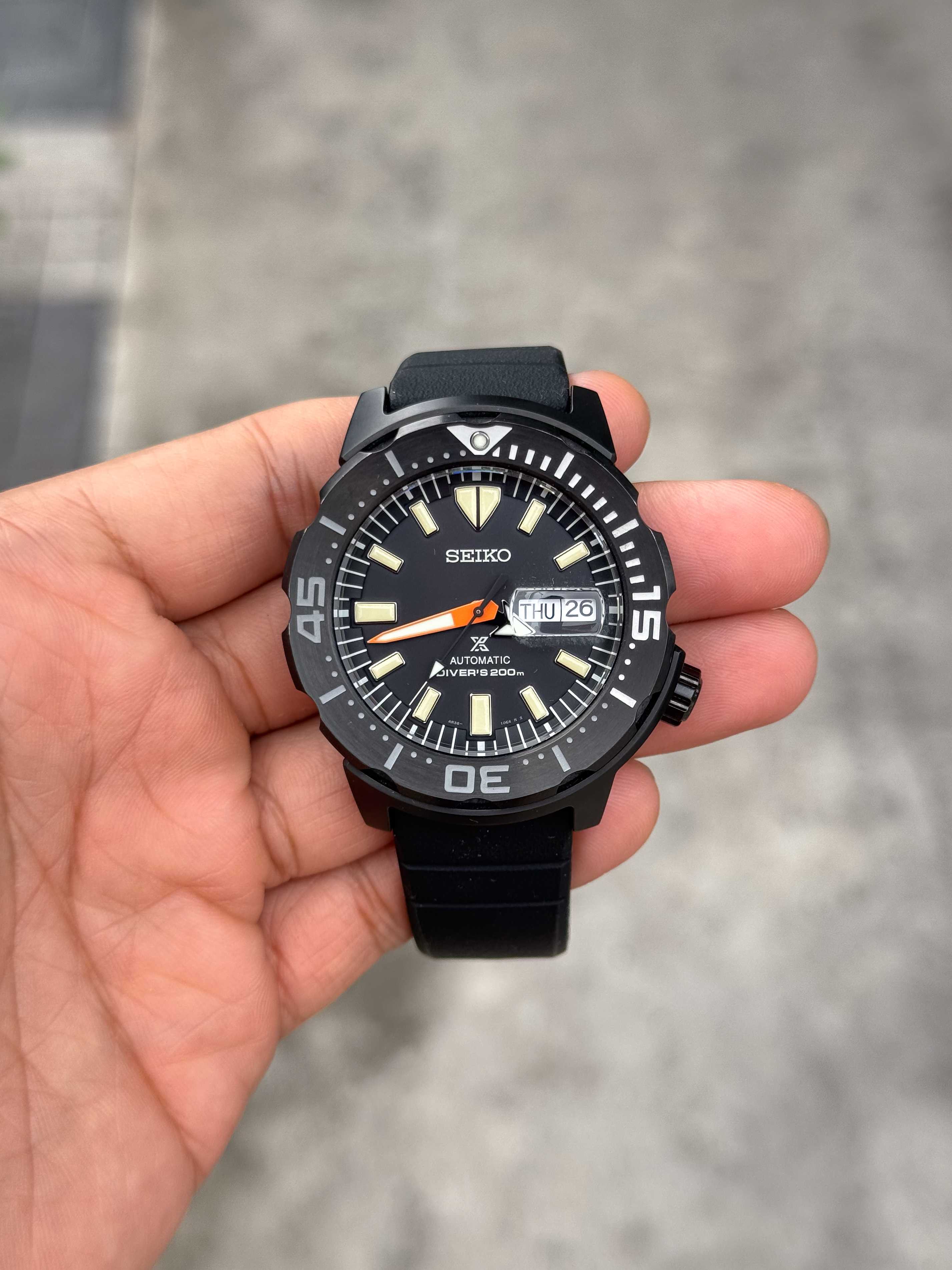 Seiko Prospex Monster Black Series Limited Edition 7000