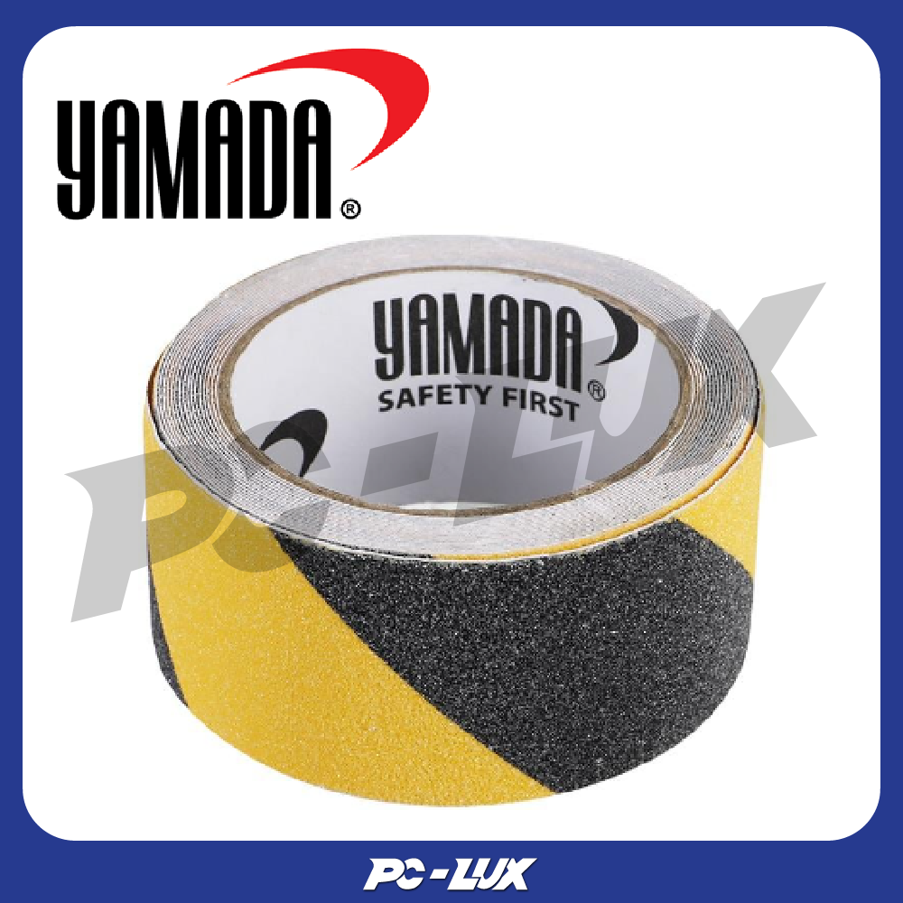 YAMADA เทปกาวแจ้งเตือนกันลื่น 5 เมตร สีเหลือง/สีดำ
