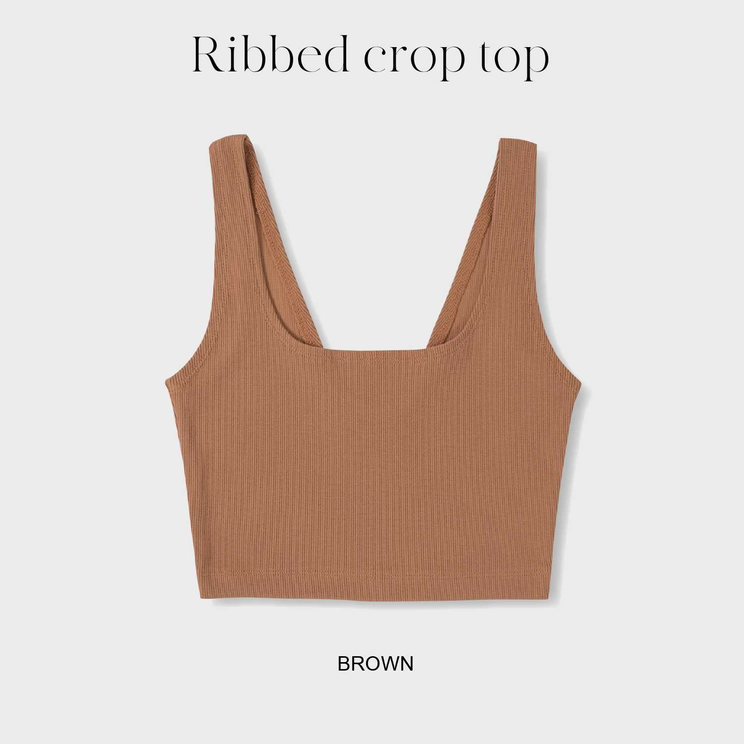 Ribbed Crop Top