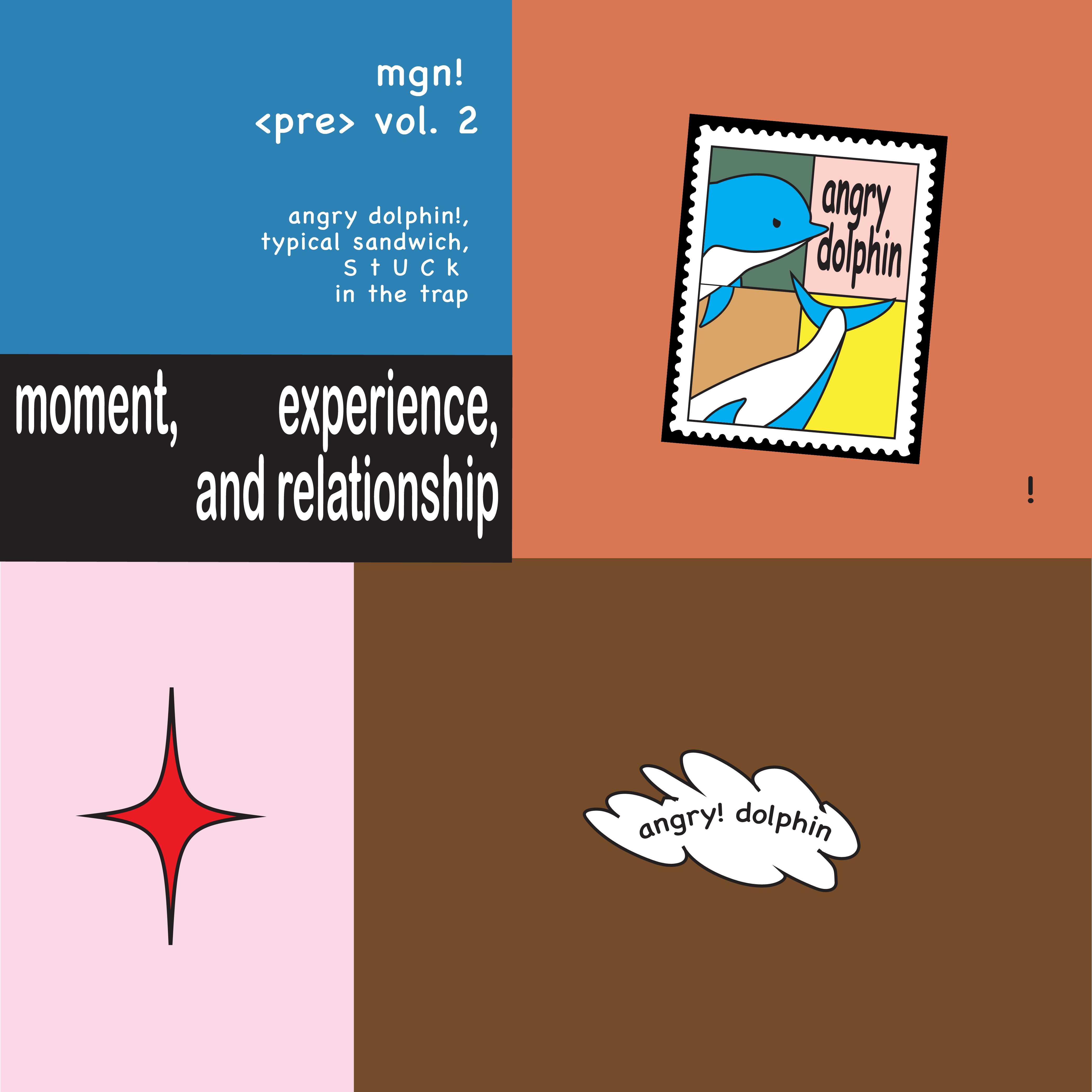 STICKER: angry dolphin