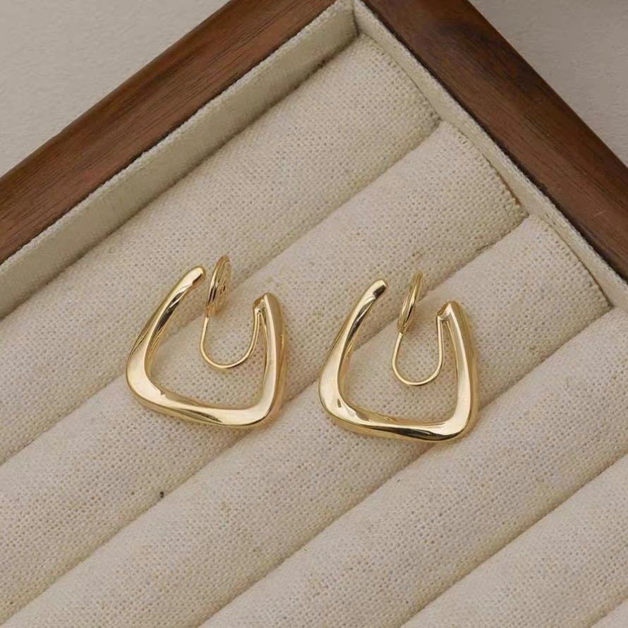 MQ ห่วงเหลี่ยมทอง แป้นขดลวด