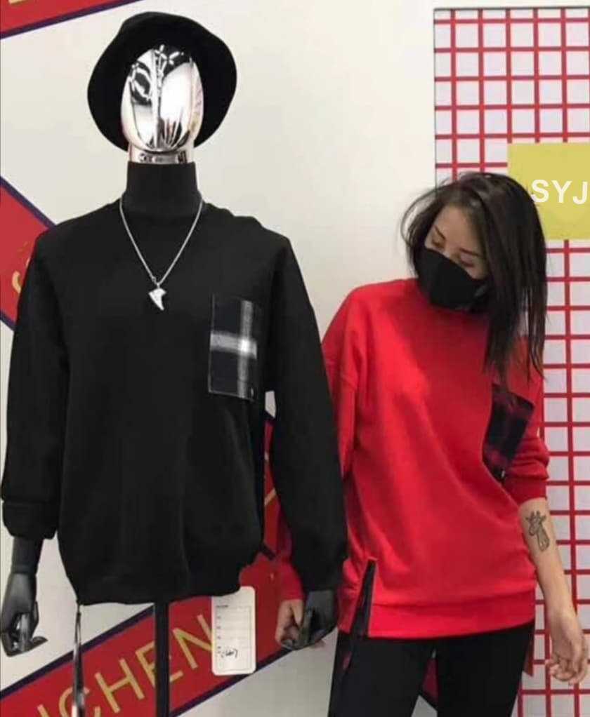 เสื้อกันหนาวแฟชั่นสตรีท Oversize